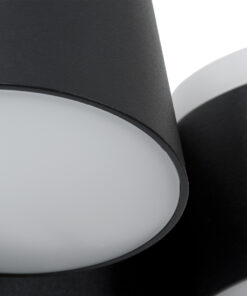 GloboStar® REGENCY 61376 Μοντέρνο Φωτιστικό Τοίχου - Απλίκα Ξενοδοχείου Reading Light με Φορτιστή USB 3A LED 16W 1840lm 120° AC 220-240V IP20 Φυσικό Λευκό 4500K - Μαύρο - Μ16.5 x Π12 x Υ10cm - 3 Χρόνια Εγγύηση 17 61376 7