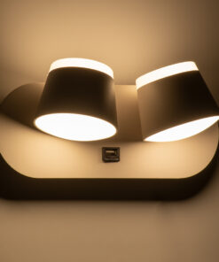 GloboStar® REGENCY 61377 Μοντέρνο Φωτιστικό Τοίχου - Απλίκα Ξενοδοχείου Reading Light με Φορτιστή USB 3A LED 16W 1840lm 120° AC 220-240V IP20 Φυσικό Λευκό 4500K - Λευκό - Μ16.5 x Π12 x Υ10cm - 3 Χρόνια Εγγύηση 18 61377 8