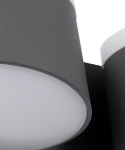 GloboStar® REGENCY 61378 Μοντέρνο Φωτιστικό Τοίχου - Απλίκα Ξενοδοχείου Reading Light με Φορτιστή USB 3A LED 16W 1840lm 120° AC 220-240V IP20 Φυσικό Λευκό 4500K - Γκρι Ανθρακί - Μ16.5 x Π12 x Υ10cm - 3 Χρόνια Εγγύηση 18 61378 7