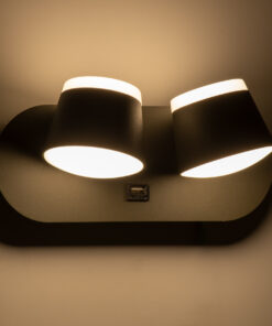 GloboStar® REGENCY 61378 Μοντέρνο Φωτιστικό Τοίχου - Απλίκα Ξενοδοχείου Reading Light με Φορτιστή USB 3A LED 16W 1840lm 120° AC 220-240V IP20 Φυσικό Λευκό 4500K - Γκρι Ανθρακί - Μ16.5 x Π12 x Υ10cm - 3 Χρόνια Εγγύηση 19 61378 8