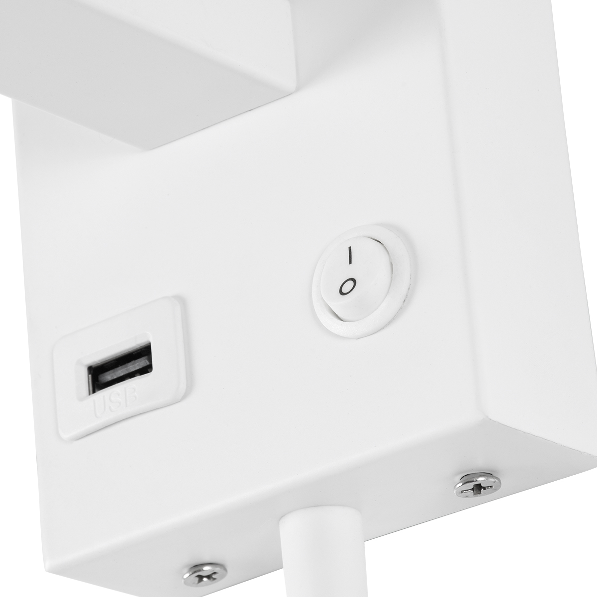 GloboStar® ROULETTE-S 61383 Μοντέρνο Φωτιστικό Τοίχου - Απλίκα Ξενοδοχείου Bed Side LED 3W 360lm & 1 x E27 36° & 360° AC 220-240V - Reading Up/Down Light - Φορτιστής USB 3A - Μ17 x Π20 x Υ37cm - Φυσικό Λευκό 4500K - Λευκό με Μπεζ Καπέλο - Σετ 2 Τεμαχίων 8 GloboStar® ROULETTE-S 61383 Μοντέρνο Φωτιστικό Τοίχου - Απλίκα Ξενοδοχείου Bed Side LED 3W 360lm & 1 x E27 36° & 360° AC 220-240V - Reading Up/Down Light - Φορτιστής USB 3A - Μ17 x Π20 x Υ37cm - Φυσικό Λευκό 4500K - Λευκό με Μπεζ Καπέλο - Σετ 2 Τεμαχίων - Image 6