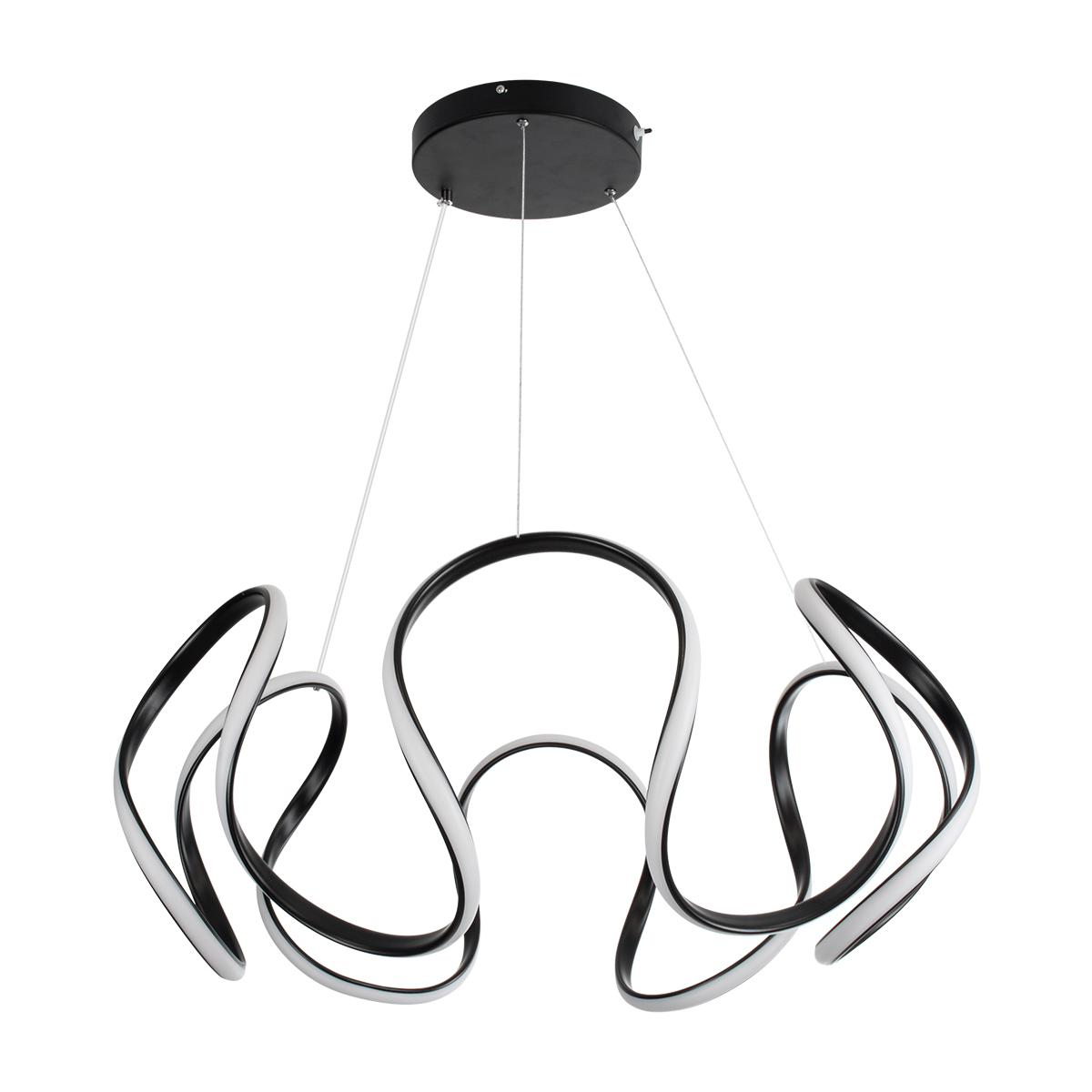 GLOBOSTAR® TARANTULA 61394 Μοντέρνο Κρεμαστό Φωτιστικό Οροφής LED 120W 13440lm 300° AC 220-240V IP20 Ρυθμιζόμενο Λευκό CCT με Χειριστήριο από 2700K έως 6000K Dimmable - Lumileds SMD Chip - Μαύρο - Μ78 x Π78 x Υ31.5cm - 3 Χρόνια Εγγύηση 4 GLOBOSTAR® TARANTULA 61394 Μοντέρνο Κρεμαστό Φωτιστικό Οροφής LED 120W 13440lm 300° AC 220-240V IP20 Ρυθμιζόμενο Λευκό CCT με Χειριστήριο από 2700K έως 6000K Dimmable - Lumileds SMD Chip - Μαύρο - Μ78 x Π78 x Υ31.5cm - 3 Χρόνια Εγγύηση - Image 2