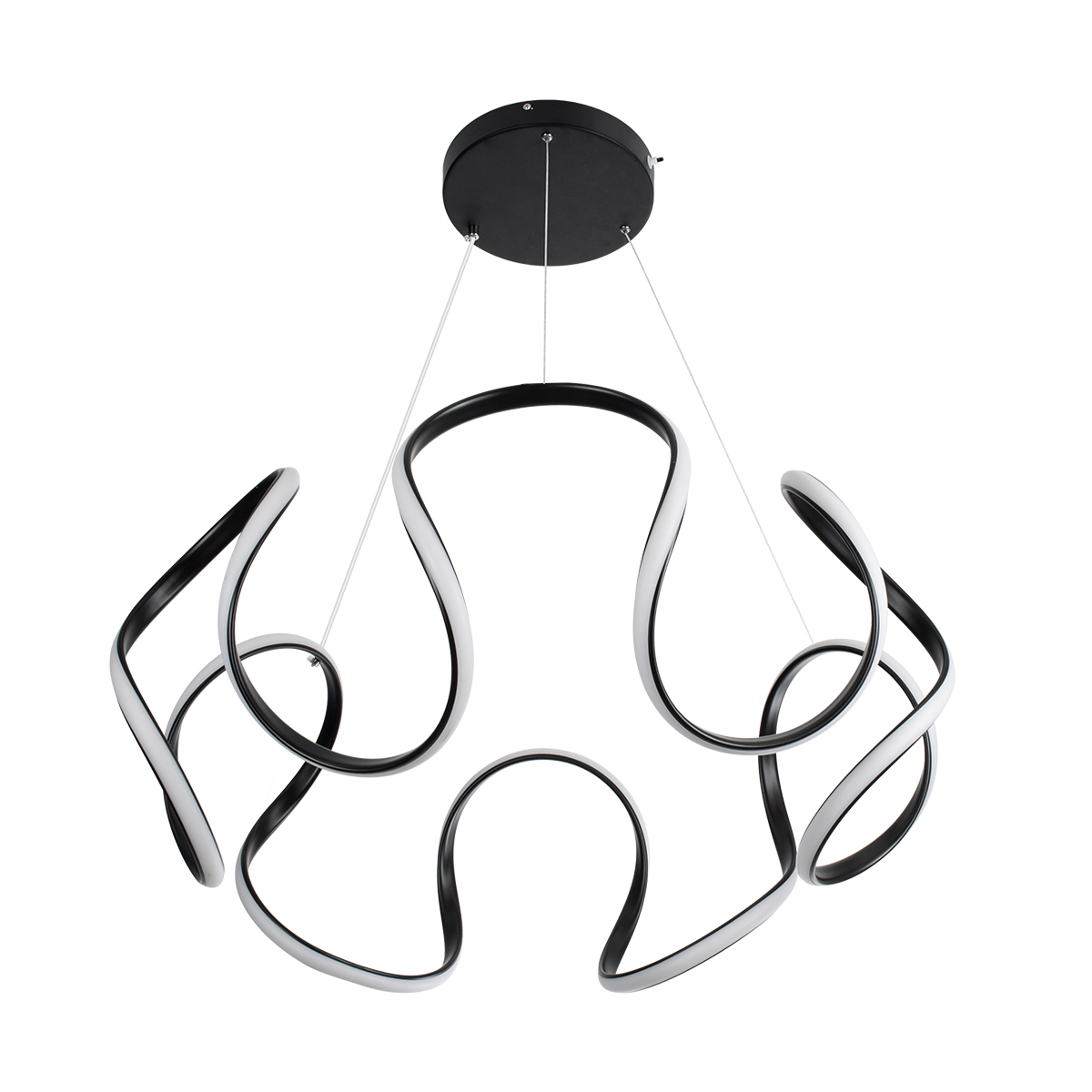 GLOBOSTAR® TARANTULA 61394 Μοντέρνο Κρεμαστό Φωτιστικό Οροφής LED 120W 13440lm 300° AC 220-240V IP20 Ρυθμιζόμενο Λευκό CCT με Χειριστήριο από 2700K έως 6000K Dimmable - Lumileds SMD Chip - Μαύρο - Μ78 x Π78 x Υ31.5cm - 3 Χρόνια Εγγύηση 7 GLOBOSTAR® TARANTULA 61394 Μοντέρνο Κρεμαστό Φωτιστικό Οροφής LED 120W 13440lm 300° AC 220-240V IP20 Ρυθμιζόμενο Λευκό CCT με Χειριστήριο από 2700K έως 6000K Dimmable - Lumileds SMD Chip - Μαύρο - Μ78 x Π78 x Υ31.5cm - 3 Χρόνια Εγγύηση - Image 5