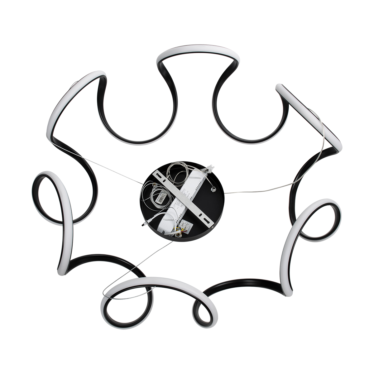 GLOBOSTAR® TARANTULA 61394 Μοντέρνο Κρεμαστό Φωτιστικό Οροφής LED 120W 13440lm 300° AC 220-240V IP20 Ρυθμιζόμενο Λευκό CCT με Χειριστήριο από 2700K έως 6000K Dimmable - Lumileds SMD Chip - Μαύρο - Μ78 x Π78 x Υ31.5cm - 3 Χρόνια Εγγύηση 10 GLOBOSTAR® TARANTULA 61394 Μοντέρνο Κρεμαστό Φωτιστικό Οροφής LED 120W 13440lm 300° AC 220-240V IP20 Ρυθμιζόμενο Λευκό CCT με Χειριστήριο από 2700K έως 6000K Dimmable - Lumileds SMD Chip - Μαύρο - Μ78 x Π78 x Υ31.5cm - 3 Χρόνια Εγγύηση - Image 8