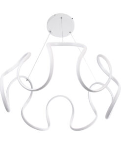 GLOBOSTAR® TARANTULA 61395 Μοντέρνο Κρεμαστό Φωτιστικό Οροφής LED 120W 13440lm 300° AC 220-240V IP20 Ρυθμιζόμενο Λευκό CCT με Χειριστήριο από 2700K έως 6000K Dimmable - Lumileds SMD Chip - Λευκό - Μ78 x Π78 x Υ31.5cm - 3 Χρόνια Εγγύηση 19 61395 5