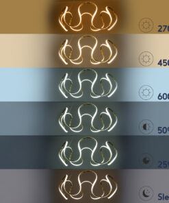 GLOBOSTAR® TARANTULA 61396 Μοντέρνο Κρεμαστό Φωτιστικό Οροφής LED 120W 13440lm 300° AC 220-240V IP20 Ρυθμιζόμενο Λευκό CCT με Χειριστήριο από 2700K έως 6000K Dimmable - Lumileds SMD Chip - Χρυσό Βούρτσας - Μ78 x Π78 x Υ31.5cm - 3 Χρόνια Εγγύηση 25 61396 12