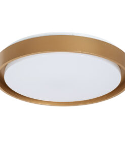 GLOBOSTAR® BARCHETTA 61399-P Μοντέρνο Κρεμαστό Φωτιστικό Οροφής LED 72W 8306lm 120° AC 220-240V IP20 Ρυθμιζόμενο Λευκό CCT με Χειριστήριο από 2700K έως 6000K Dimmable - Lumileds SMD Chip - Χρυσό - Μ48 x Π48 x Υ8.2cm - 3 Χρόνια Εγγύηση 25 61399 7 p