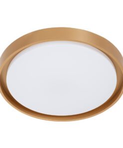 GLOBOSTAR® BARCHETTA 61399-P Μοντέρνο Κρεμαστό Φωτιστικό Οροφής LED 72W 8306lm 120° AC 220-240V IP20 Ρυθμιζόμενο Λευκό CCT με Χειριστήριο από 2700K έως 6000K Dimmable - Lumileds SMD Chip - Χρυσό - Μ48 x Π48 x Υ8.2cm - 3 Χρόνια Εγγύηση 26 61399 8 p