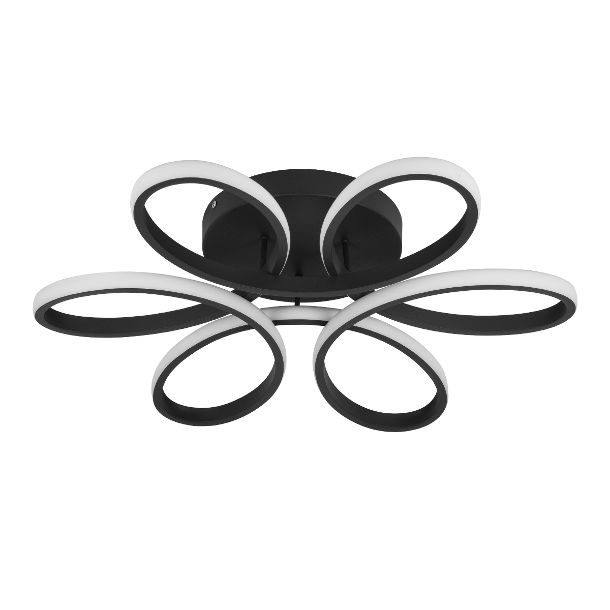 GLOBOSTAR® MARGARET 61400 Μοντέρνο Φωτιστικό Οροφής LED 54W 6210lm 360° AC 220-240V IP20 Ρυθμιζόμενο Λευκό CCT με Χειριστήριο από 2700K έως 6000K Dimmable - Lumileds SMD Chip - Μαύρο Ματ - Μ57 x Π57 x Υ12cm - 3 Χρόνια Εγγύηση 4 GLOBOSTAR® MARGARET 61400 Μοντέρνο Φωτιστικό Οροφής LED 54W 6210lm 360° AC 220-240V IP20 Ρυθμιζόμενο Λευκό CCT με Χειριστήριο από 2700K έως 6000K Dimmable - Lumileds SMD Chip - Μαύρο Ματ - Μ57 x Π57 x Υ12cm - 3 Χρόνια Εγγύηση - Image 2