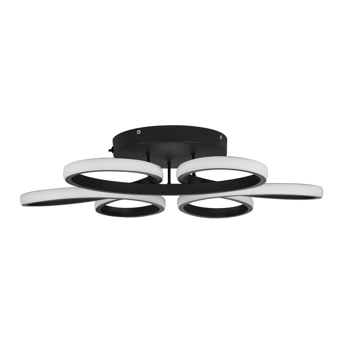 GLOBOSTAR® MARGARET 61400 Μοντέρνο Φωτιστικό Οροφής LED 54W 6210lm 360° AC 220-240V IP20 Ρυθμιζόμενο Λευκό CCT με Χειριστήριο από 2700K έως 6000K Dimmable - Lumileds SMD Chip - Μαύρο Ματ - Μ57 x Π57 x Υ12cm - 3 Χρόνια Εγγύηση 6 GLOBOSTAR® MARGARET 61400 Μοντέρνο Φωτιστικό Οροφής LED 54W 6210lm 360° AC 220-240V IP20 Ρυθμιζόμενο Λευκό CCT με Χειριστήριο από 2700K έως 6000K Dimmable - Lumileds SMD Chip - Μαύρο Ματ - Μ57 x Π57 x Υ12cm - 3 Χρόνια Εγγύηση - Image 4