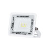 GloboStar® GloboStar® ATLAS 61404 Επαγγελματικός Προβολέας LED 10W 1250lm 120° AC 220-240V - Αδιάβροχος IP67 - Μ10 x Π2 x Υ8cm - Λευκό - Ψυχρό Λευκό 6000K - LUMILEDS Chips - TÜV Rheinland Certified - 5 Years Warranty