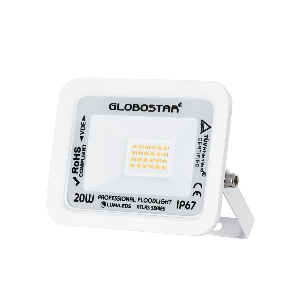 GloboStar® ATLAS 61409 Επαγγελματικός Προβολέας LED 20W 2300lm 120° AC 220-240V - Αδιάβροχος IP67 - Μ12 x Π2.5 x Υ9.5cm - Λευκό - Θερμό Λευκό 2700K - LUMILEDS Chips - TÜV Rheinland Certified - 5 Years Warranty 3 GloboStar® GloboStar® ATLAS 61409 Επαγγελματικός Προβολέας LED 20W 2300lm 120° AC 220-240V - Αδιάβροχος IP67 - Μ12 x Π2.5 x Υ9.5cm - Λευκό - Θερμό Λευκό 2700K - LUMILEDS Chips - TÜV Rheinland Certified - 5 Years Warranty
