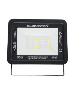 Alternative view of GloboStar® ATLAS 61422 Επαγγελματικός Προβολέας LED 50W 6250lm 120° AC 220-240V - Αδιάβροχος IP67 - Μ21 x Π3.5 x Υ16cm - Μαύρο - Ψυχρό Λευκό 6000K - LUMILEDS Chips - TÜV Rheinland Certified - 5 Years Warranty