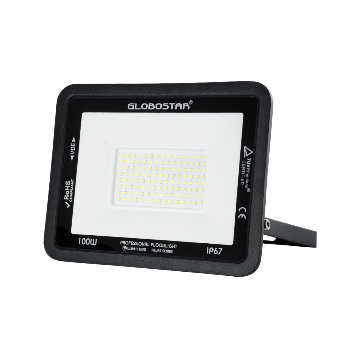 GloboStar® ATLAS 61425 Επαγγελματικός Προβολέας LED 100W 12500lm 120° AC 220-240V - Αδιάβροχος IP67 - Μ27 x Π4 x Υ21cm - Μαύρο - Ψυχρό Λευκό 6000K - LUMILEDS Chips - TÜV Rheinland Certified - 5 Years Warranty 3 GloboStar® GloboStar® ATLAS 61425 Επαγγελματικός Προβολέας LED 100W 12500lm 120° AC 220-240V - Αδιάβροχος IP67 - Μ27 x Π4 x Υ21cm - Μαύρο - Ψυχρό Λευκό 6000K - LUMILEDS Chips - TÜV Rheinland Certified - 5 Years Warranty