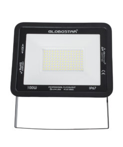 Alternative view of GloboStar® ATLAS 61425 Επαγγελματικός Προβολέας LED 100W 12500lm 120° AC 220-240V - Αδιάβροχος IP67 - Μ27 x Π4 x Υ21cm - Μαύρο - Ψυχρό Λευκό 6000K - LUMILEDS Chips - TÜV Rheinland Certified - 5 Years Warranty