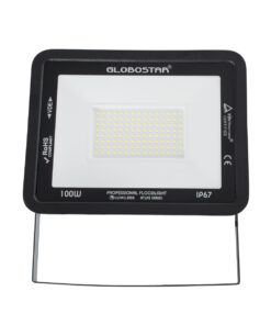 Alternative view of GloboStar® ATLAS 61426 Επαγγελματικός Προβολέας LED 100W 12000lm 120° AC 220-240V - Αδιάβροχος IP67 - Μ27 x Π4 x Υ21cm - Μαύρο - Φυσικό Λευκό 4500K - LUMILEDS Chips - TÜV Rheinland Certified - 5 Years Warranty