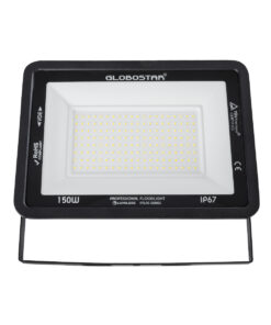 Alternative view of GloboStar® ATLAS 61429 Επαγγελματικός Προβολέας LED 150W 18000lm 120° AC 220-240V - Αδιάβροχος IP67 - Μ32 x Π4 x Υ23cm - Μαύρο - Φυσικό Λευκό 4500K - LUMILEDS Chips - TÜV Rheinland Certified - 5 Years Warranty