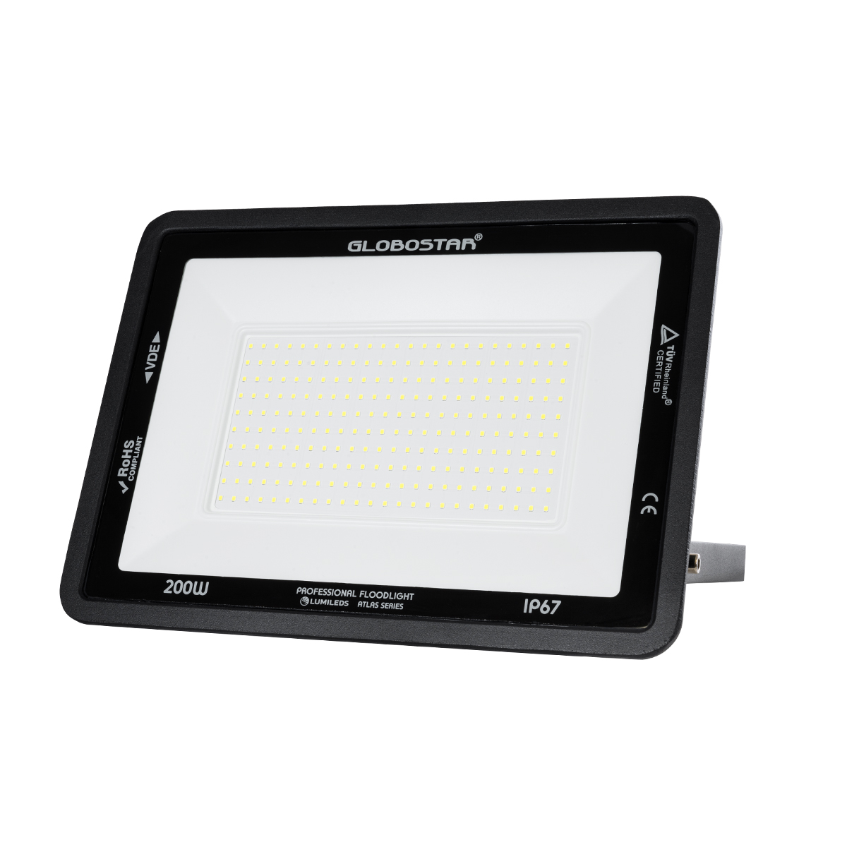 GloboStar® ATLAS 61431 Επαγγελματικός Προβολέας LED 200W 25000lm 120° AC 220-240V - Αδιάβροχος IP67 - Μ38 x Π4 x Υ28cm - Μαύρο - Ψυχρό Λευκό 6000K - LUMILEDS Chips - TÜV Rheinland Certified - 5 Years Warranty 3 GloboStar® GloboStar® ATLAS 61431 Επαγγελματικός Προβολέας LED 200W 25000lm 120° AC 220-240V - Αδιάβροχος IP67 - Μ38 x Π4 x Υ28cm - Μαύρο - Ψυχρό Λευκό 6000K - LUMILEDS Chips - TÜV Rheinland Certified - 5 Years Warranty