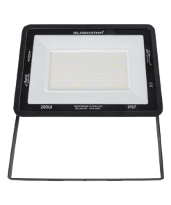 Alternative view of GloboStar® ATLAS 61433 Επαγγελματικός Προβολέας LED 200W 23000lm 120° AC 220-240V - Αδιάβροχος IP67 - Μ38 x Π4 x Υ28cm - Μαύρο - Θερμό Λευκό 2700K - LUMILEDS Chips - TÜV Rheinland Certified - 5 Years Warranty