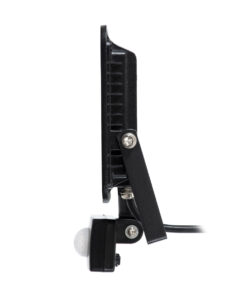 GloboStar® AURORA 61439 Επαγγελματικός Προβολέας LED 30W 3750lm 120° AC 220-240V με Ενσωματωμένο Ρυθμιζόμενο Αισθητήρα Κίνησης PIR - Αδιάβροχος IP67 - Μ16 x Π5 x Υ17.5cm - Μαύρο - Ψυχρό Λευκό 6000K - LUMILEDS Chips - TÜV Rheinland Certified - 3 Years Warranty 12 61439 4