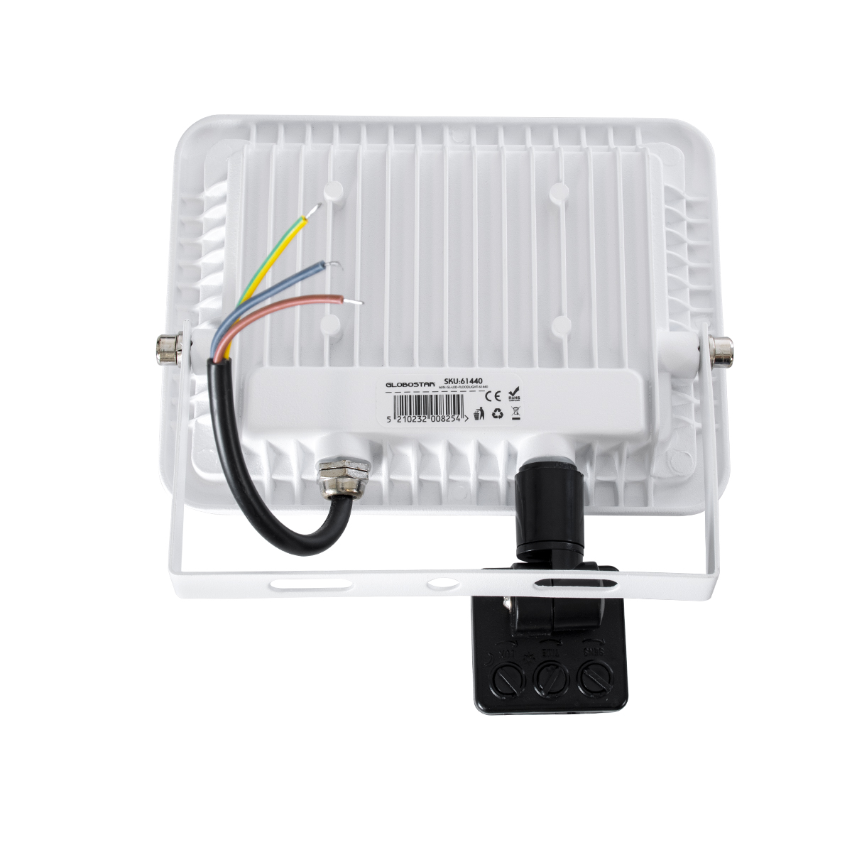 GloboStar® AURORA 61440 Επαγγελματικός Προβολέας LED 30W 3750lm 120° AC 220-240V με Ενσωματωμένο Ρυθμιζόμενο Αισθητήρα Κίνησης PIR - Αδιάβροχος IP67 - Μ16 x Π5 x Υ17.5cm - Λευκό - Ψυχρό Λευκό 6000K - LUMILEDS Chips - TÜV Rheinland Certified - 3 Years Warranty 6 GloboStar® AURORA 61440 Επαγγελματικός Προβολέας LED 30W 3750lm 120° AC 220-240V με Ενσωματωμένο Ρυθμιζόμενο Αισθητήρα Κίνησης PIR - Αδιάβροχος IP67 - Μ16 x Π5 x Υ17.5cm - Λευκό - Ψυχρό Λευκό 6000K - LUMILEDS Chips - TÜV Rheinland Certified - 3 Years Warranty - Image 4