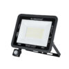 GloboStar® GloboStar® AURORA 61443 Επαγγελματικός Προβολέας LED 100W 12500lm 120° AC 220-240V με Ενσωματωμένο Ρυθμιζόμενο Αισθητήρα Κίνησης PIR - Αδιάβροχος IP67 - Μ25 x Π6.5 x Υ27.5cm - Μαύρο - Ψυχρό Λευκό 6000K - LUMILEDS Chips - TÜV Rheinland Certified - 3 Years Warranty