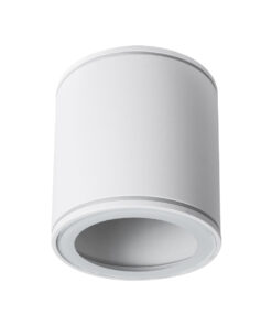 GloboStar® MARETTI 61446 Επιφανειακό Στρόγγυλο Φωτιστικό Σποτ με Ντουί 1 x GU10 VDE Certified AC 220-240V Αδιάβροχο IP65 - Σώμα Αλουμινίου & Υψηλής Αντοχής Tempered Glass - Φ9 x Υ9cm - Λευκό Ματ - 5 Χρόνια Εγγύηση 11 61446 2