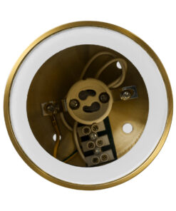 GloboStar® MARETTI 61447 Επιφανειακό Στρόγγυλο Φωτιστικό Σποτ με Ντουί 1 x GU10 VDE Certified AC 220-240V Αδιάβροχο IP65 - Σώμα Αλουμινίου & Υψηλής Αντοχής Tempered Glass - Φ9 x Υ9cm - Χρυσό Πλατίνα - 5 Χρόνια Εγγύηση 15 61447 6