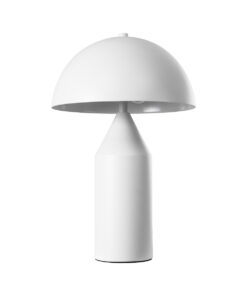 Alternative view of GloboStar® URANUS-S 61450 Μοντέρνο Επιτραπέζιο Φωτιστικό Πορτατίφ Δίφωτο 2 x E27 IP20 Λευκό Μέταλλο - Μ25 x Π25 x Υ39cm