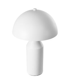 GloboStar® URANUS-S 61450 Μοντέρνο Επιτραπέζιο Φωτιστικό Πορτατίφ Δίφωτο 2 x E27 IP20 Λευκό Μέταλλο - Μ25 x Π25 x Υ39cm 14 61450 4