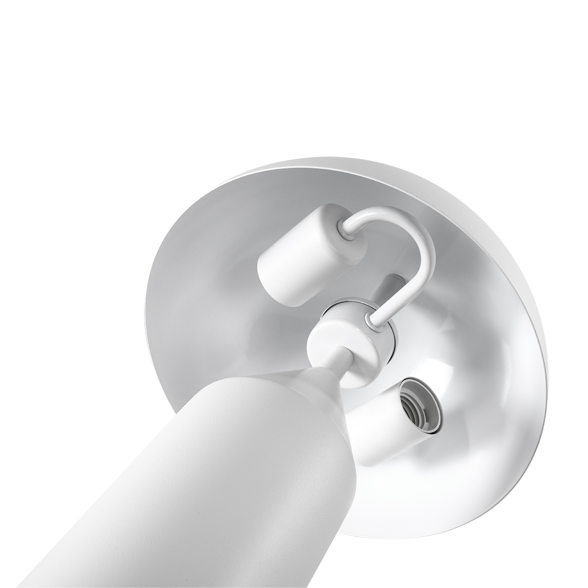 GloboStar® URANUS-S 61450 Μοντέρνο Επιτραπέζιο Φωτιστικό Πορτατίφ Δίφωτο 2 x E27 IP20 Λευκό Μέταλλο - Μ25 x Π25 x Υ39cm 9 GloboStar® URANUS-S 61450 Μοντέρνο Επιτραπέζιο Φωτιστικό Πορτατίφ Δίφωτο 2 x E27 IP20 Λευκό Μέταλλο - Μ25 x Π25 x Υ39cm - Image 7