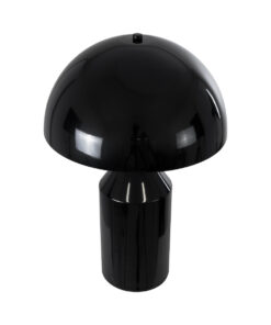 GloboStar® URANUS-M 61453 Μοντέρνο Επιτραπέζιο Φωτιστικό Πορτατίφ Δίφωτο 2 x E27 Μαύρο & Λευκό Μέταλλο - Μ35 x Π35 x Υ54cm 14 61453 4