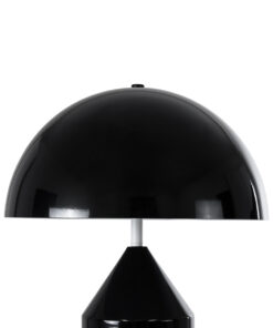 GloboStar® URANUS-M 61453 Μοντέρνο Επιτραπέζιο Φωτιστικό Πορτατίφ Δίφωτο 2 x E27 Μαύρο & Λευκό Μέταλλο - Μ35 x Π35 x Υ54cm 16 61453 6