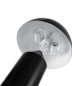 GloboStar® URANUS-M 61453 Μοντέρνο Επιτραπέζιο Φωτιστικό Πορτατίφ Δίφωτο 2 x E27 Μαύρο & Λευκό Μέταλλο - Μ35 x Π35 x Υ54cm 17 61453 7