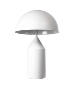 Alternative view of GloboStar® URANUS-M 61454 Μοντέρνο Επιτραπέζιο Φωτιστικό Πορτατίφ Δίφωτο 2 x E27 IP20 Λευκό Μέταλλο - Μ35 x Π35 x Υ54cm