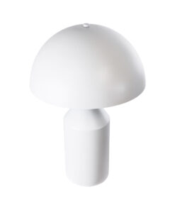 GloboStar® URANUS-M 61454 Μοντέρνο Επιτραπέζιο Φωτιστικό Πορτατίφ Δίφωτο 2 x E27 IP20 Λευκό Μέταλλο - Μ35 x Π35 x Υ54cm 14 61454 4