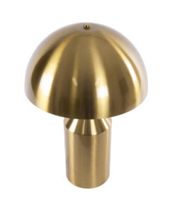 GloboStar® URANUS-M 61455 Μοντέρνο Επιτραπέζιο Φωτιστικό Πορτατίφ Δίφωτο 2 x E27 IP20 Χρυσό & Λευκό Μέταλλο - Μ35 x Π35 x Υ54cm 11 61455 4