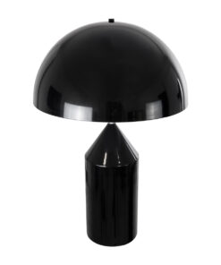 GloboStar® URANUS-L 61457 Μοντέρνο Επιτραπέζιο Φωτιστικό Πορτατίφ Δίφωτο 2 x E27 IP20 Μαύρο & Λευκό Μέταλλο - Μ50 x Π50 x Υ77cm 14 61457 4