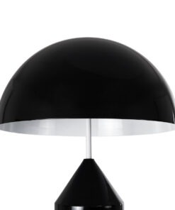 GloboStar® URANUS-L 61457 Μοντέρνο Επιτραπέζιο Φωτιστικό Πορτατίφ Δίφωτο 2 x E27 IP20 Μαύρο & Λευκό Μέταλλο - Μ50 x Π50 x Υ77cm 16 61457 6