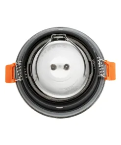 GLOBOSTAR® SIGMA 61461 Χωνευτή Στρόγγυλη Βάση Σποτ Οροφής/Μπάνιου για Λάμπα MR16/GU10 Αδιάβροχο IP65 - Νίκελ Βούρτσας Αλουμίνιο & Λευκό Γυαλί - Φ8.5 x Υ4.4cm / Q7.5cm 11 61461 5