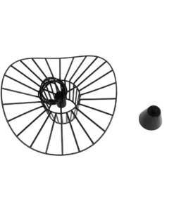 GLOBOSTAR® LUMINOVA 61462 Μοντέρνο Κρεμαστό Φωτιστικό Οροφής με Ντουί 1 x E27 AC 220-240V IP20 - Μαύρο - Μ40 x Π40 x Υ20cm 18 61462 10