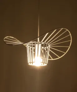 Alternative view of GLOBOSTAR® LUMINOVA 61463 Μοντέρνο Κρεμαστό Φωτιστικό Οροφής με Ντουί 1 x E27 AC 220-240V IP20 - Λευκό - Μ40 x Π40 x Υ20cm