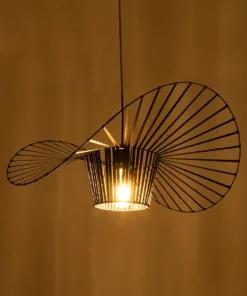 Alternative view of GLOBOSTAR® LUMINOVA 61464 Μοντέρνο Κρεμαστό Φωτιστικό Οροφής με Ντουί 1 x E27 AC 220-240V IP20 - Μαύρο - Μ60 x Π60 x Υ25cm