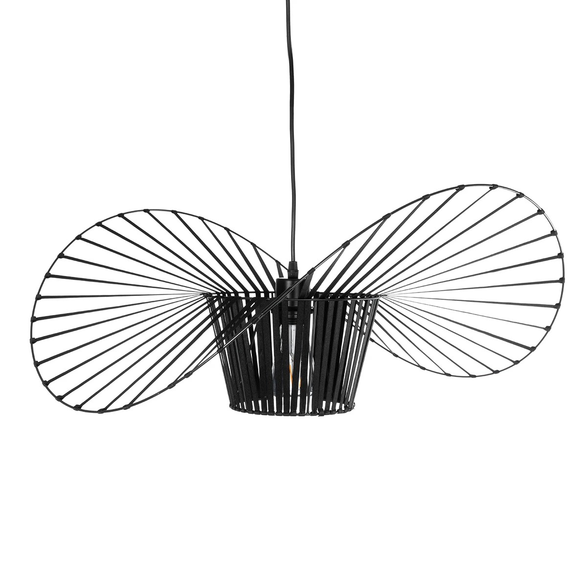 GLOBOSTAR® LUMINOVA 61464 Μοντέρνο Κρεμαστό Φωτιστικό Οροφής με Ντουί 1 x E27 AC 220-240V IP20 - Μαύρο - Μ60 x Π60 x Υ25cm 5 GLOBOSTAR® LUMINOVA 61464 Μοντέρνο Κρεμαστό Φωτιστικό Οροφής με Ντουί 1 x E27 AC 220-240V IP20 - Μαύρο - Μ60 x Π60 x Υ25cm - Image 4