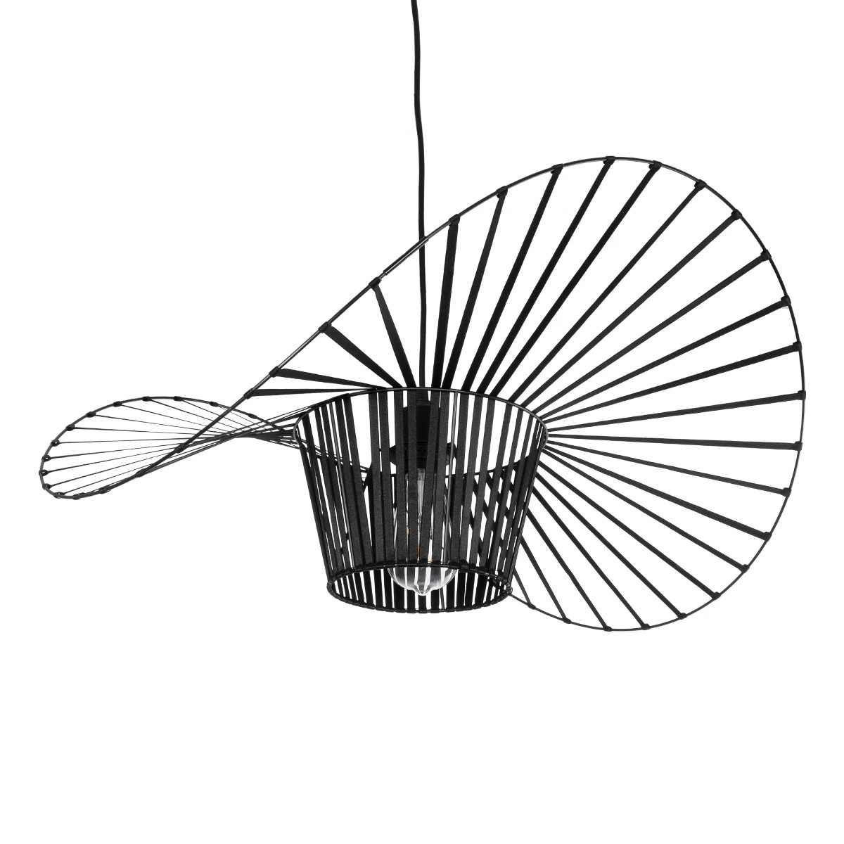 GLOBOSTAR® LUMINOVA 61464 Μοντέρνο Κρεμαστό Φωτιστικό Οροφής με Ντουί 1 x E27 AC 220-240V IP20 - Μαύρο - Μ60 x Π60 x Υ25cm 6 GLOBOSTAR® LUMINOVA 61464 Μοντέρνο Κρεμαστό Φωτιστικό Οροφής με Ντουί 1 x E27 AC 220-240V IP20 - Μαύρο - Μ60 x Π60 x Υ25cm - Image 5