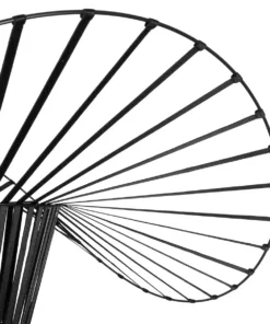 GLOBOSTAR® LUMINOVA 61464 Μοντέρνο Κρεμαστό Φωτιστικό Οροφής με Ντουί 1 x E27 AC 220-240V IP20 - Μαύρο - Μ60 x Π60 x Υ25cm 16 61464 8