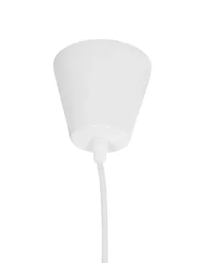 GLOBOSTAR® LUMINOVA 61465 Μοντέρνο Κρεμαστό Φωτιστικό Οροφής με Ντουί 1 x E27 AC 220-240V IP20 - Λευκό - Μ60 x Π60 x Υ25cm 17 61465 9