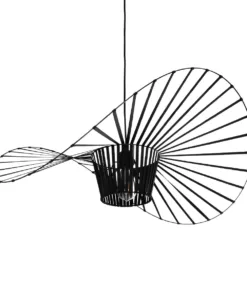 GLOBOSTAR® LUMINOVA 61466 Μοντέρνο Κρεμαστό Φωτιστικό Οροφής με Ντουί 1 x E27 AC 220-240V IP20 - Μαύρο - Μ80 x Π80 x Υ30cm 14 61466 6