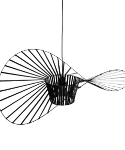 GLOBOSTAR® LUMINOVA 61466 Μοντέρνο Κρεμαστό Φωτιστικό Οροφής με Ντουί 1 x E27 AC 220-240V IP20 - Μαύρο - Μ80 x Π80 x Υ30cm 15 61466 7