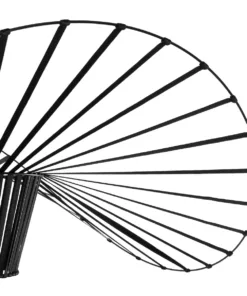 GLOBOSTAR® LUMINOVA 61466 Μοντέρνο Κρεμαστό Φωτιστικό Οροφής με Ντουί 1 x E27 AC 220-240V IP20 - Μαύρο - Μ80 x Π80 x Υ30cm 16 61466 8